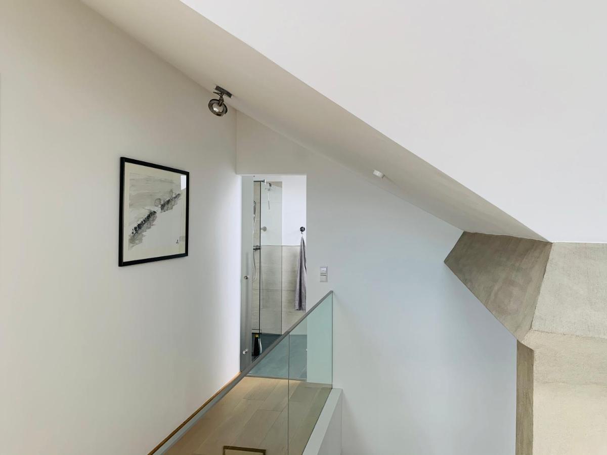 Ferienwohnung Exklusives Penthouse im ehemaligen Bunker Hannover Exterior foto