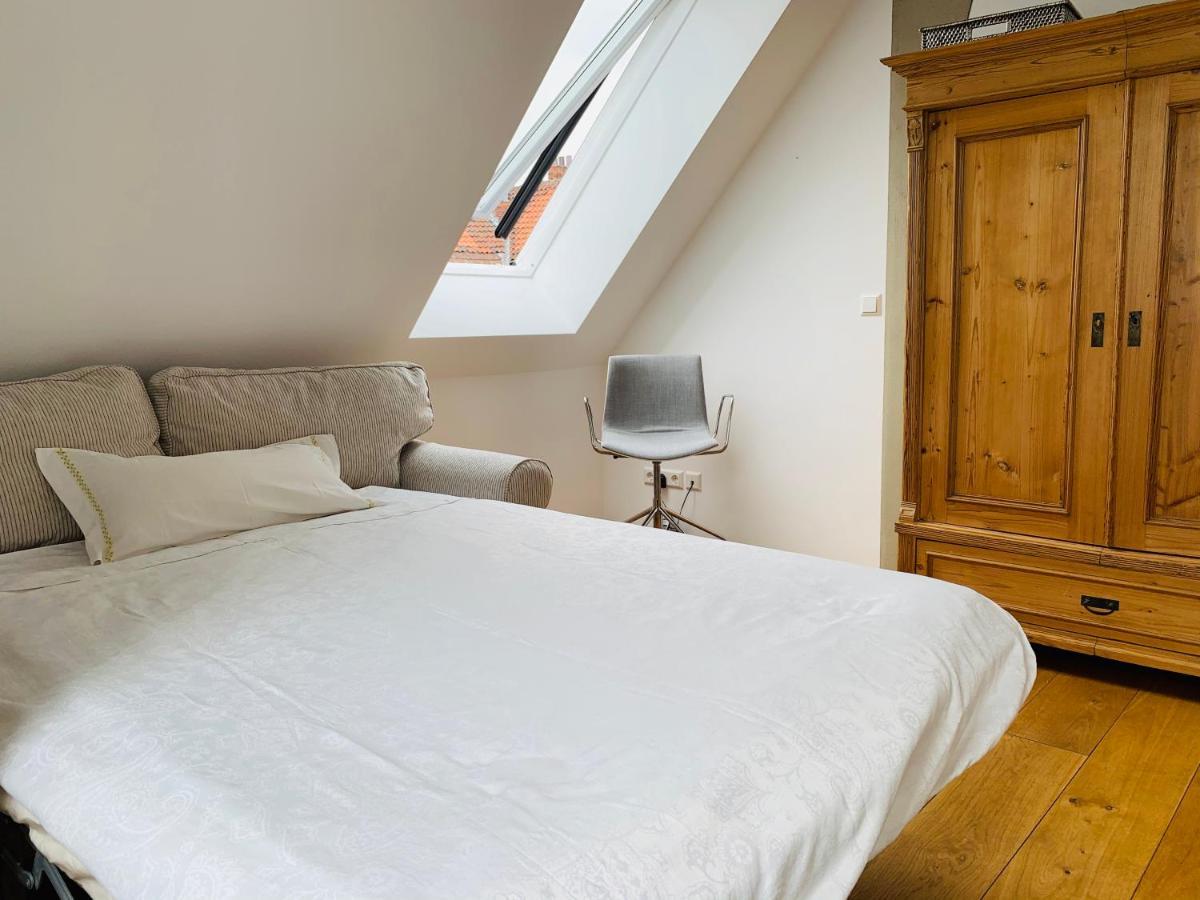Ferienwohnung Exklusives Penthouse im ehemaligen Bunker Hannover Exterior foto