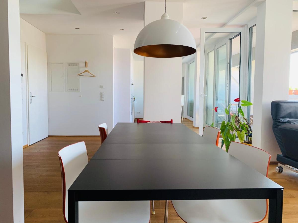 Ferienwohnung Exklusives Penthouse im ehemaligen Bunker Hannover Exterior foto