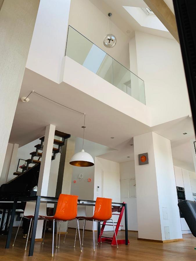 Ferienwohnung Exklusives Penthouse im ehemaligen Bunker Hannover Exterior foto